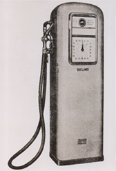 Completed clock-face gasoline dispenser